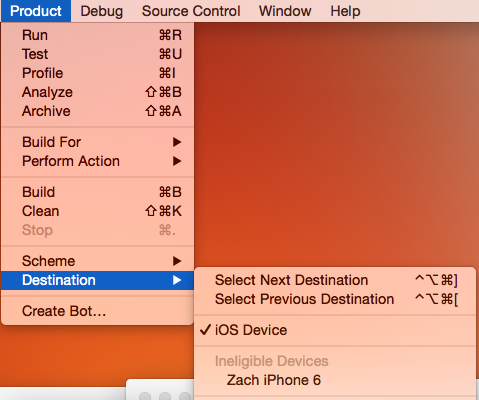 product > destinations